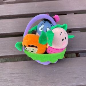 Miniature Easter Basket with Eeyore, Piglet & Tigger Eggs
